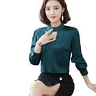 Fashion Blouse New Design Elegant And Smooth Shirt Silk Fashion Blouse Clothes