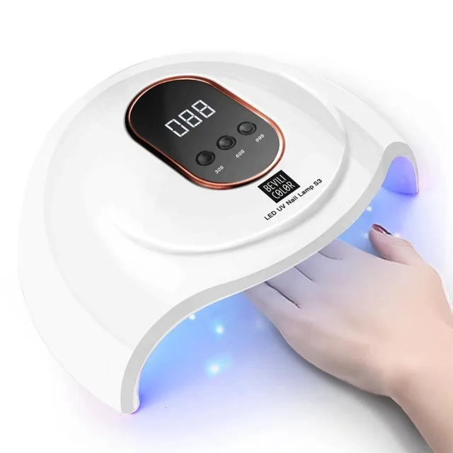54W Nail Lamp LED Light Curing Machine Lamp For Drying Nail Polish Wave DIY Salon Manicure, Pink, white
54W Nail Lamp LED Light Curing Machine Lamp For Drying Nail Polish Wave DIY Salon Manicure, Pink, white