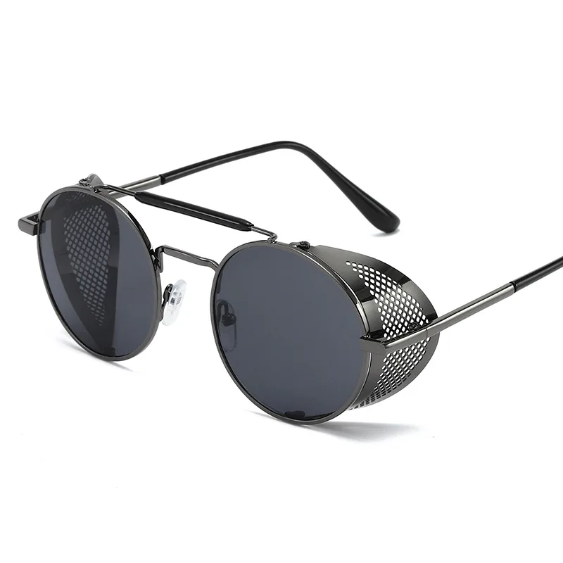 Unisex Metal Sunglasses 2021 Steampunk Fashion Sunglasses PC UV400 Round Retro Sunglasses for Men Women Wholesale
Unisex Metal Sunglasses 2021 Steampunk Fashion Sunglasses PC UV400 Round Retro Sunglasses for Men Women Wholesale