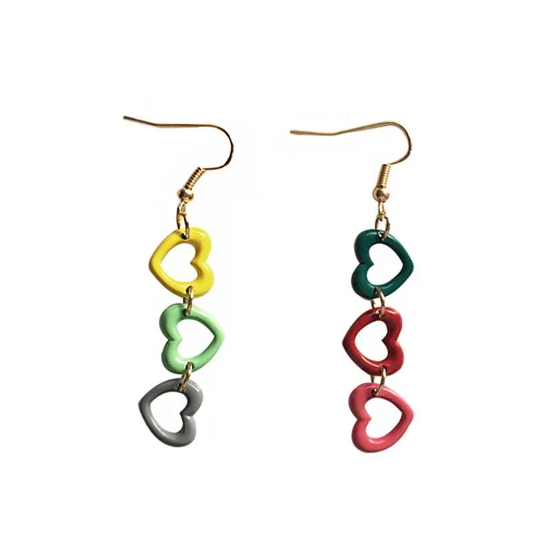 Korean Fashion Style Earrings Accessories Multicolor Love Heart Eardrop For Girl, Picture
Korean Fashion Style Earrings Accessories Multicolor Love Heart Eardrop For Girl, Picture