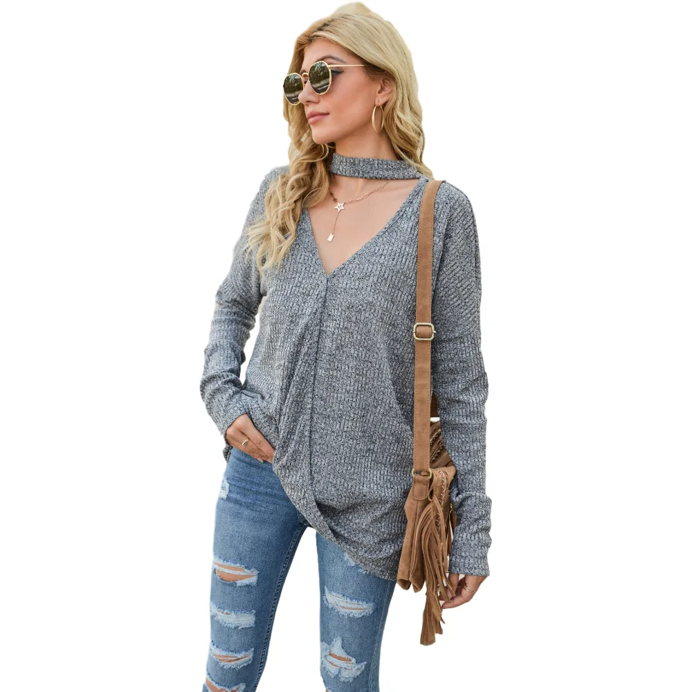 High quality new autumn and winter pullovers Women's fashion sweaters V-neck blouse for ladys Solid color knit sweater, Pure color
High quality new autumn and winter pullovers Women's fashion sweaters V-neck blouse for ladys Solid color knit sweater, Pure color