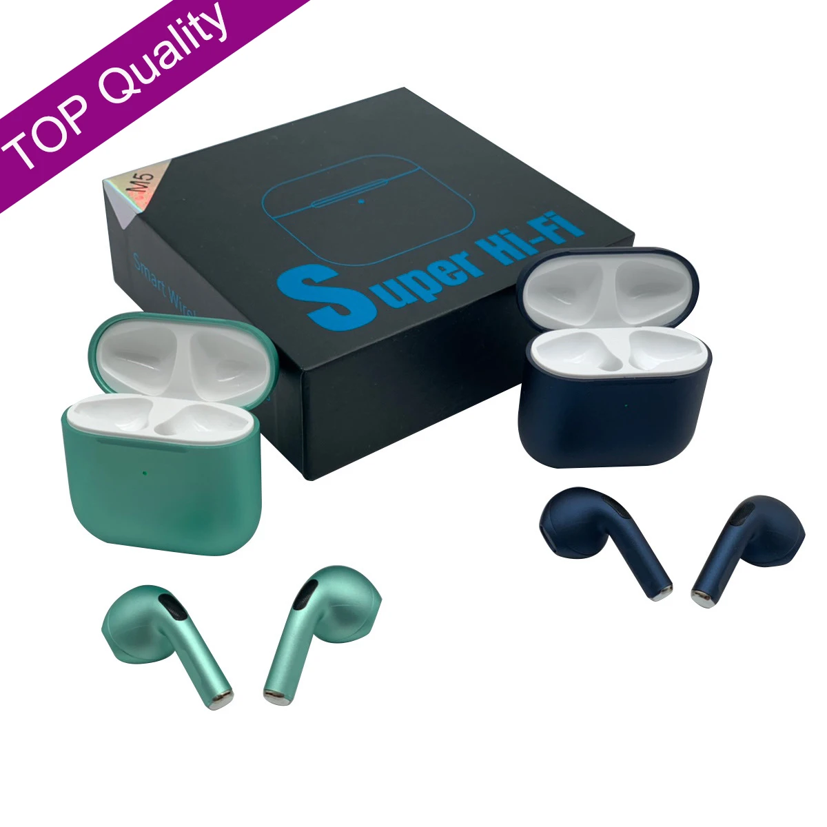 Free Sample Hot Sale support Factory direct TWS M5 earbud M5 earphone touch control Good stereo TWS wireless Earbuds earphone, White
Free Sample Hot Sale support Factory direct TWS M5 earbud M5 earphone touch control Good stereo TWS wireless Earbuds earphone, White