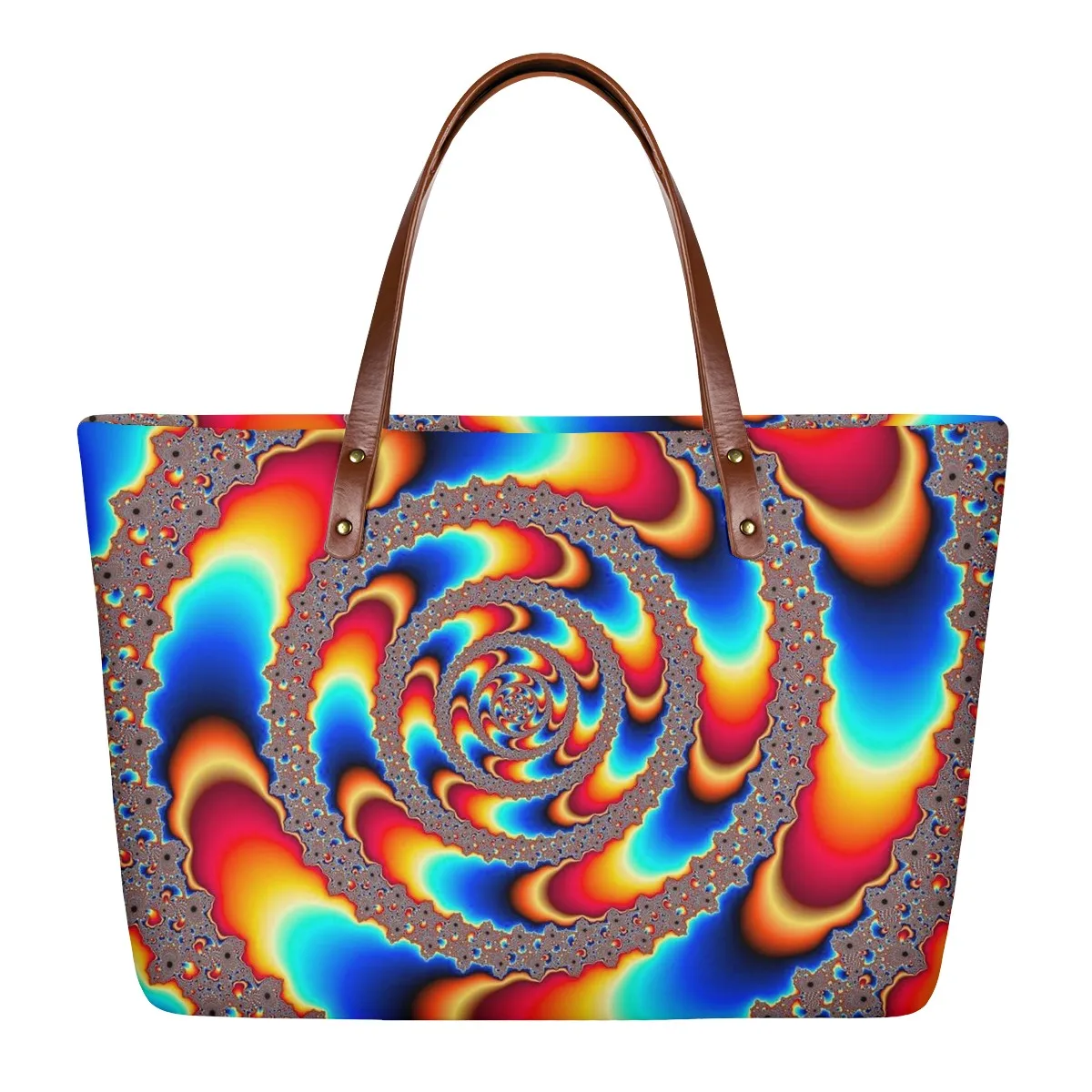 Customized beautiful tie-dye psychedelic hippie logo girl handbag can store cosmetics the wallet has internal compartments, Print picture
Customized beautiful tie-dye psychedelic hippie logo girl handbag can store cosmetics the wallet has internal compartments, Print picture