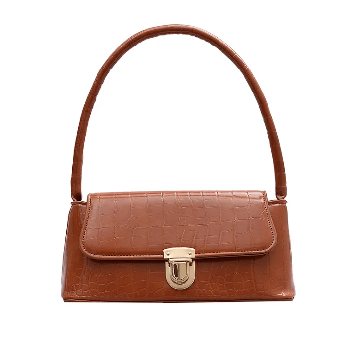 New style women's stone pattern leather fashion shoulder bag underarm bag, Black, white, purple, brown
New style women's stone pattern leather fashion shoulder bag underarm bag, Black, white, purple, brown