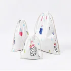 sep promotional custom cotton canvas drawstring backpack