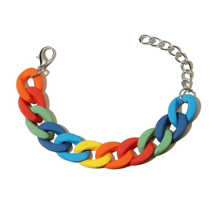 Wholesale Custom Acrylic Bracelet Women Resin Bracelets, Colorful
Wholesale Custom Acrylic Bracelet Women Resin Bracelets, Colorful