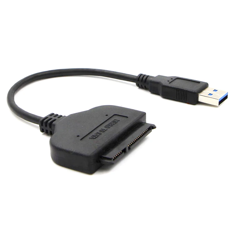 22CM USB 3.0 to SATA Adapter Converter Cable For 2.5 inch HDD SSD Hard Disk Laptop, Black
22CM USB 3.0 to SATA Adapter Converter Cable For 2.5 inch HDD SSD Hard Disk Laptop, Black
