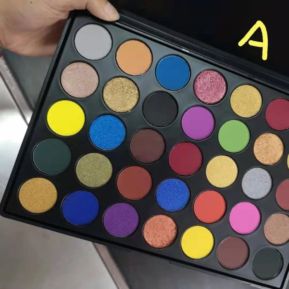 Wholesale good quality without logo organic Eyeshadowl 35A magnetic Glitter pallet eye shadow
Wholesale good quality without logo organic Eyeshadowl 35A magnetic Glitter pallet eye shadow