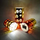 Halloween Party Glass Jars Light Interior Decorating