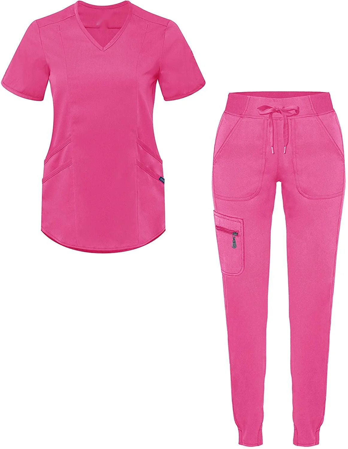 High Quality 4 Way Stretch Spandex Scrubs For Women And Men V Neck Hospital Uniform Medical Sets, Customized
High Quality 4 Way Stretch Spandex Scrubs For Women And Men V Neck Hospital Uniform Medical Sets, Customized