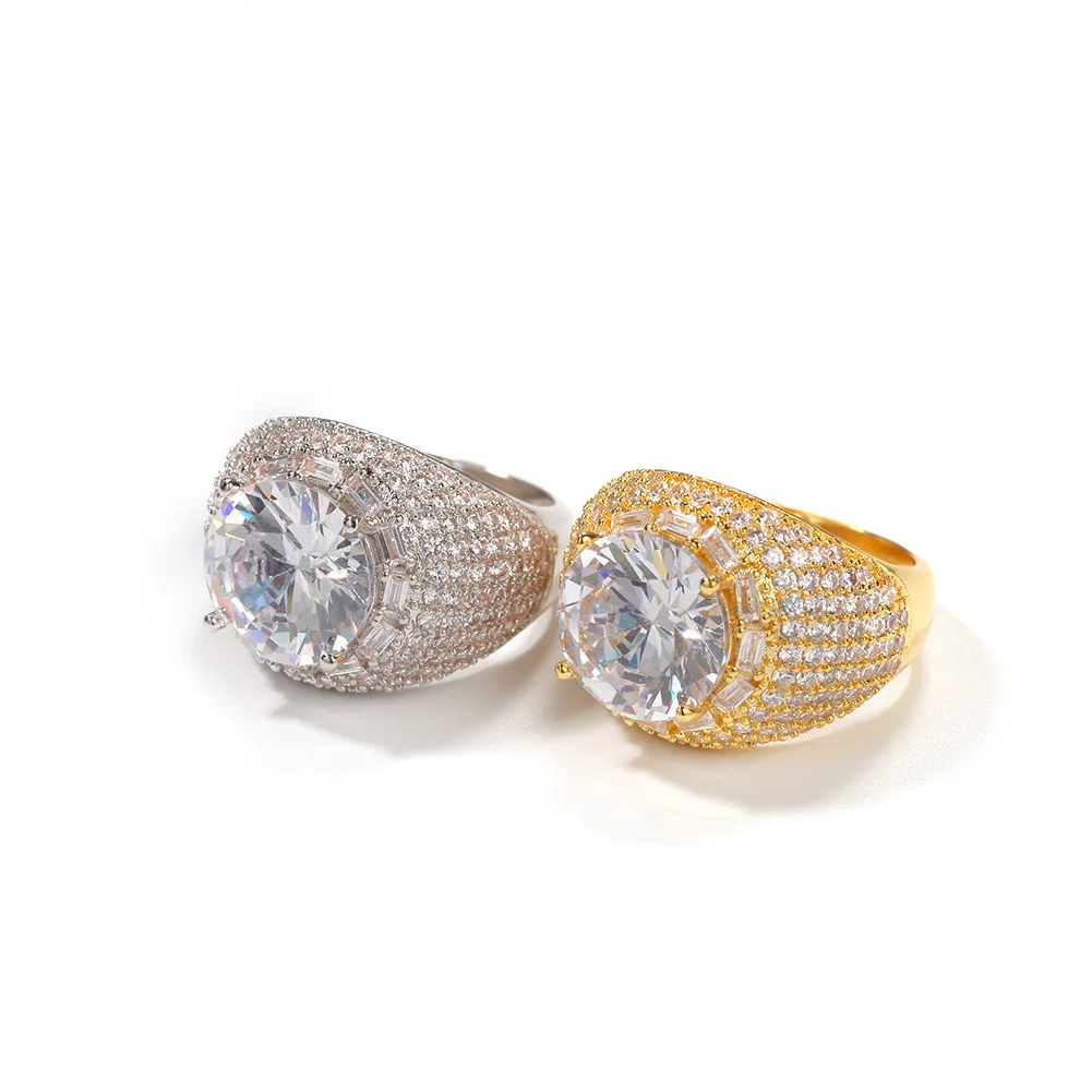 Luxury Hip Hop Jewelry Iced Out Rings With Stone Brass Zircon Big Diamond Rings Trendy Finger Link Gemstone Y2K Rings Men, Gold/silver
Luxury Hip Hop Jewelry Iced Out Rings With Stone Brass Zircon Big Diamond Rings Trendy Finger Link Gemstone Y2K Rings Men, Gold/silver