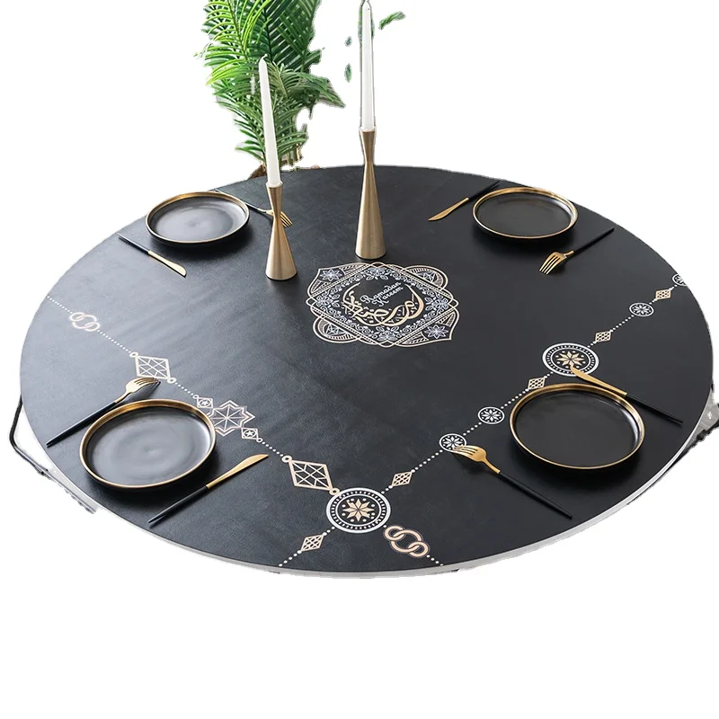 Round tablecloth leather table cloth for Muslim Decor Eid al-Fitr waterproof table protector 36inch
Round tablecloth leather table cloth for Muslim Decor Eid al-Fitr waterproof table protector 36inch
