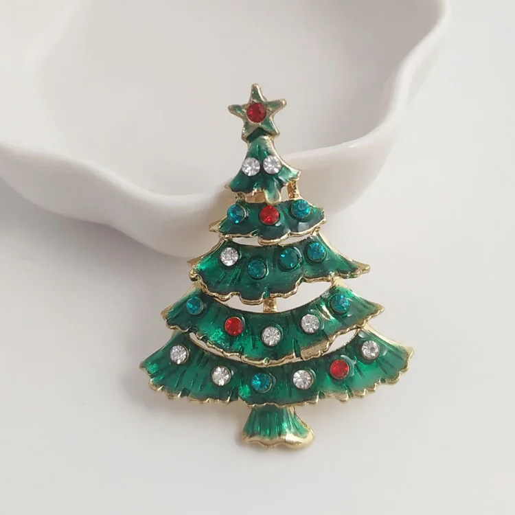 00354-13 Crystal Christmas Tree Brooches For Women Vintage Exquisite Pins Gift Sweater Dress Accessories Jewelry
00354-13 Crystal Christmas Tree Brooches For Women Vintage Exquisite Pins Gift Sweater Dress Accessories Jewelry