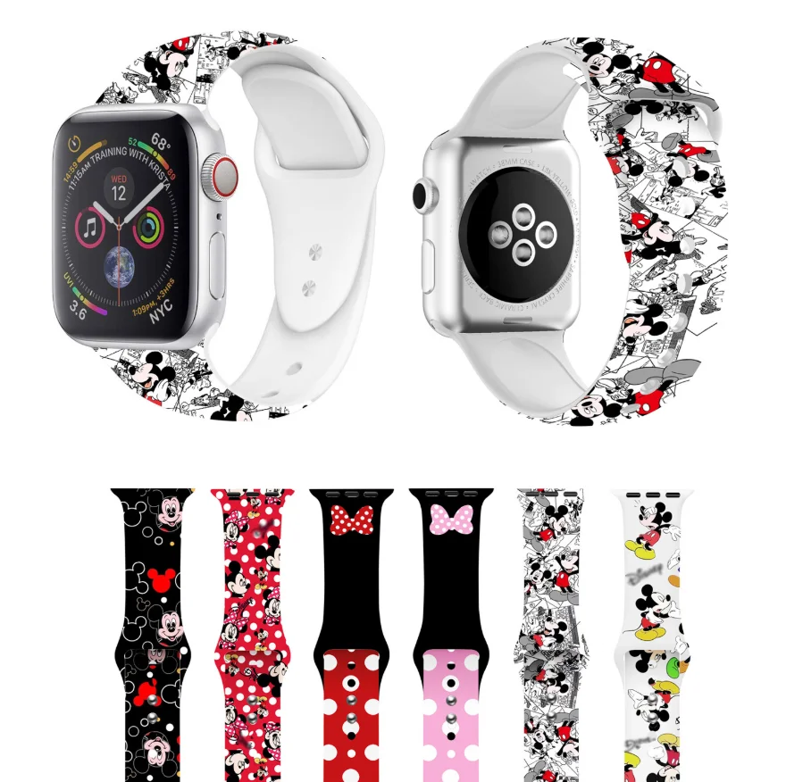 Free Shipping Minnie Mickey Mouse Cartoon Bands for Apple Watch 5 4 3 2 1 Strap for iWatch, Colorful
Free Shipping Minnie Mickey Mouse Cartoon Bands for Apple Watch 5 4 3 2 1 Strap for iWatch, Colorful