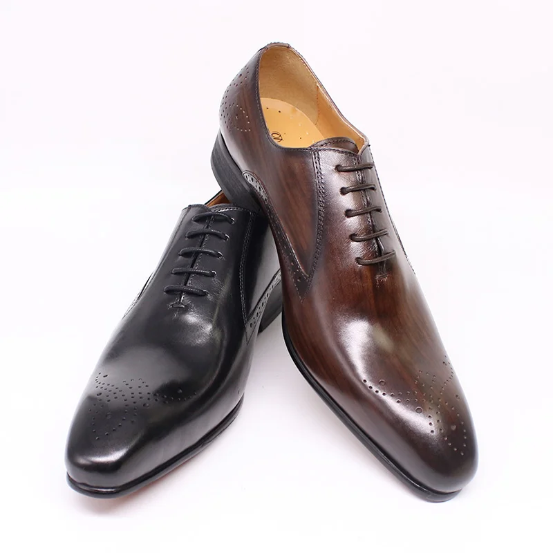 Selected designer genuine leather oxford dress mens handmade shoes black, Black/brown
Selected designer genuine leather oxford dress mens handmade shoes black, Black/brown