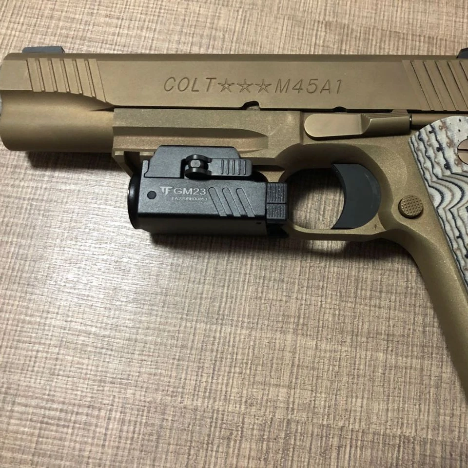 GM23 Outdoor Hunting Weapon Light Gun Pistol Selfdefense 800 lumens Pistol Light for Pcatinny Rail, Matte black
GM23 Outdoor Hunting Weapon Light Gun Pistol Selfdefense 800 lumens Pistol Light for Pcatinny Rail, Matte black