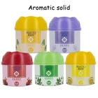 Fan type aerosol dispenser gel air freshener for toilet bathroom