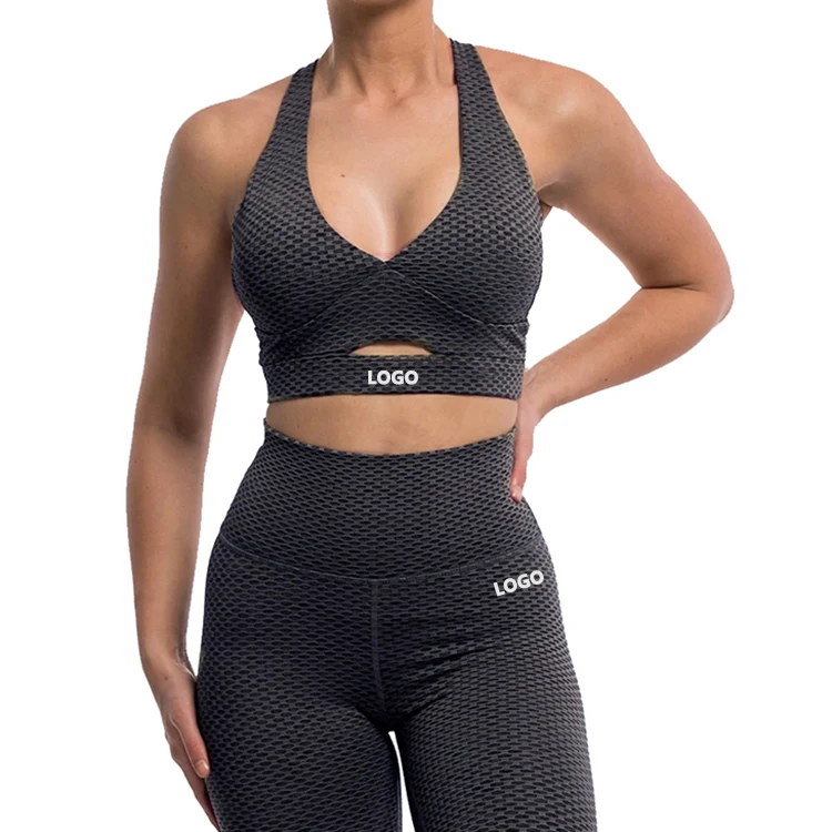 New arrivals fashion honeycomb fitness yoga wear high waisted custom logo women seamless yoga leggings set, Picture
New arrivals fashion honeycomb fitness yoga wear high waisted custom logo women seamless yoga leggings set, Picture