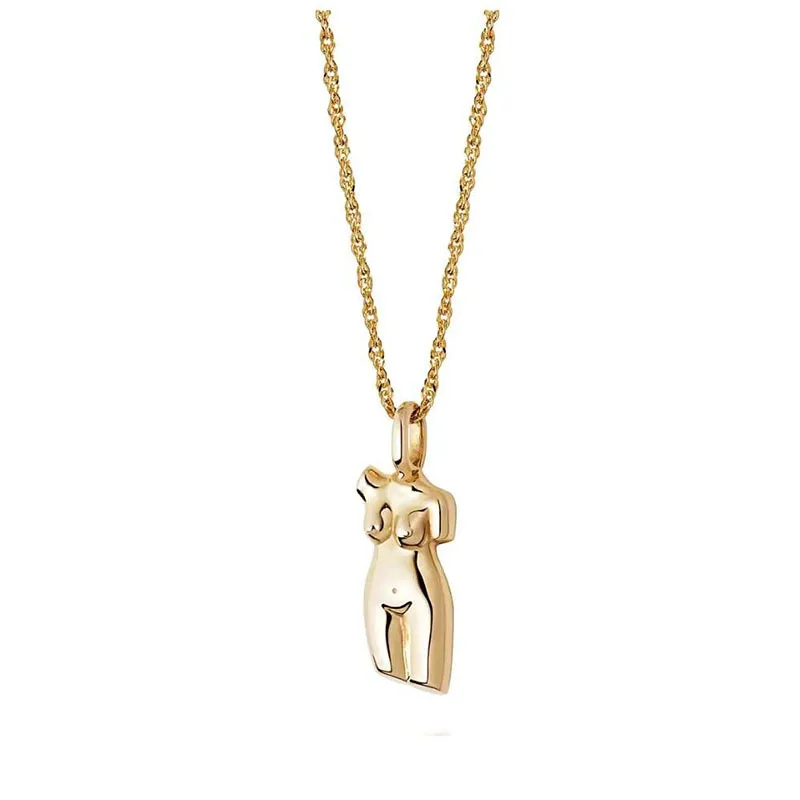 Listen To Me Hot Sale Stainless Steel 18K Gold Plated Creative Body Necklace Gift Jewelry Figure Face Pendent Necklace For Women
Listen To Me Hot Sale Stainless Steel 18K Gold Plated Creative Body Necklace Gift Jewelry Figure Face Pendent Necklace For Women