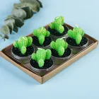 Wholesale Custom Candles Wedding Gift Set Luxury Romantic Cactus Succulent Art Candle