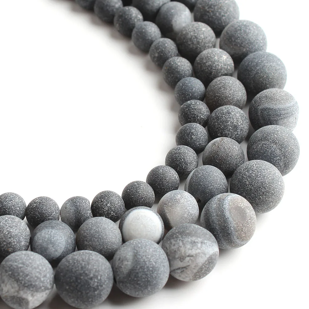 Wholesale 6mm/8mm/10mm Black Color Matte Dull Polish Agate Stone Loose Beads for DIY Bracelets
Wholesale 6mm/8mm/10mm Black Color Matte Dull Polish Agate Stone Loose Beads for DIY Bracelets