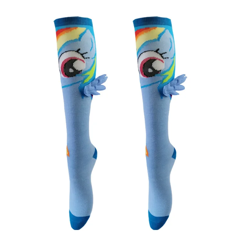 Hot Sale In Amazon The Little Pony Have 3D Wing Bring U Fly Teen Young Girl Fashion Knee High Socks Street Stocking
Hot Sale In Amazon The Little Pony Have 3D Wing Bring U Fly Teen Young Girl Fashion Knee High Socks Street Stocking
