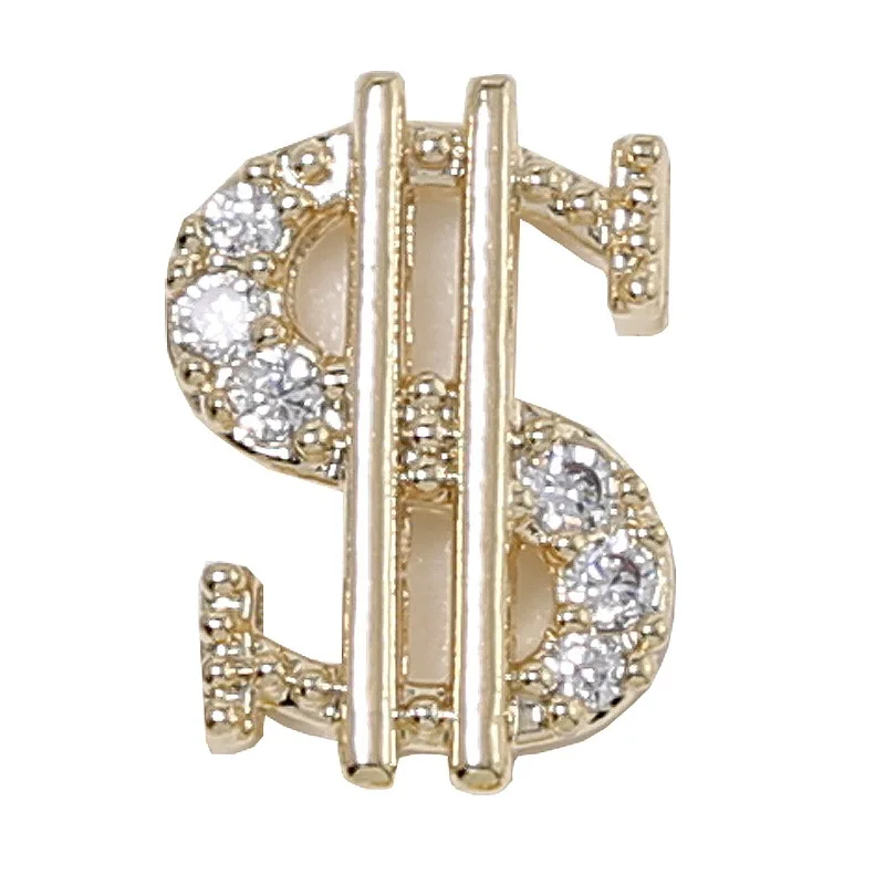 Factory Supply Zircon Golden Silver Dollar Sign 3D Nail Art Charms for DIY Nail Art Manicure Supplier, As picture show
Factory Supply Zircon Golden Silver Dollar Sign 3D Nail Art Charms for DIY Nail Art Manicure Supplier, As picture show
