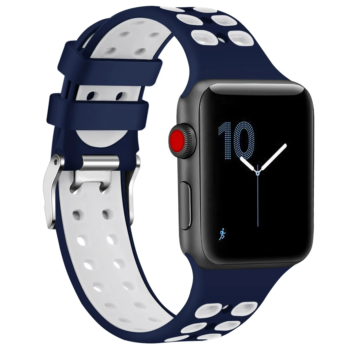 38mm 42mm Two Tone Double-breasted Buckle Designer 40mm 44mm Rubber Softer Strap for Apple Watch Silicone Band
38mm 42mm Two Tone Double-breasted Buckle Designer 40mm 44mm Rubber Softer Strap for Apple Watch Silicone Band