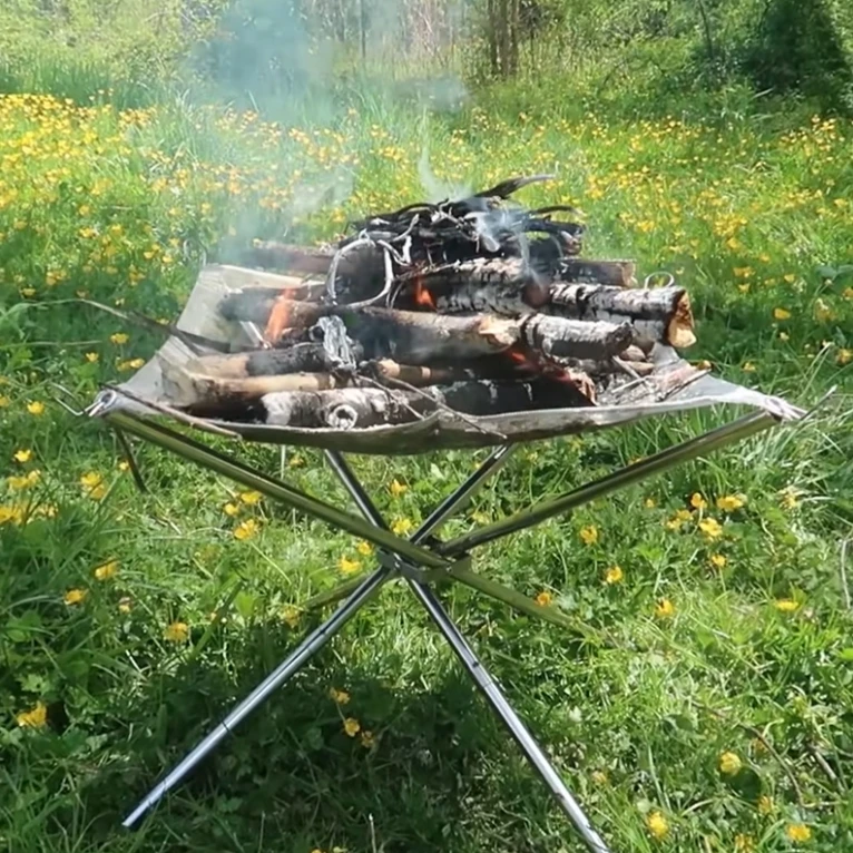 New Arrive Wholesale Portable Outdoor Large Fire Pit Wood Burning Foldable Stainless Steel Mesh Fire Pit, Silver
New Arrive Wholesale Portable Outdoor Large Fire Pit Wood Burning Foldable Stainless Steel Mesh Fire Pit, Silver