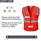 Vests Factory Directly Wholesale Red Reflective Safety Jacket Customised With Zipper And Pockets Safety Work Vests ANSI
