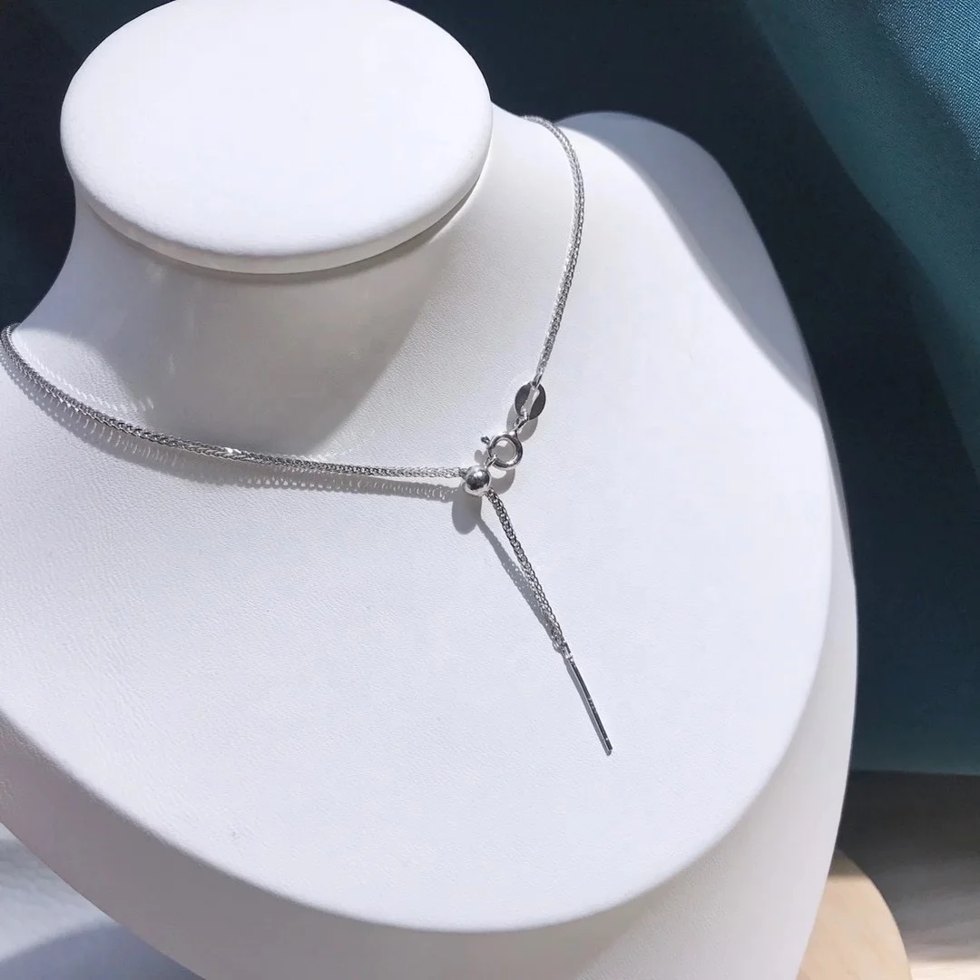 50cm manufacturer 925 sterling Silver gold plated Chain 925 adjustable Necklace with needle pin DIY jewelry
50cm manufacturer 925 sterling Silver gold plated Chain 925 adjustable Necklace with needle pin DIY jewelry