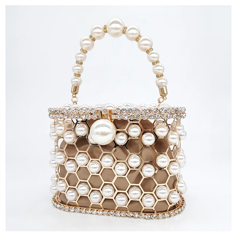 Beaded Pearl Evening Clutch Handbag Women 2020 Rhinestone Metal Honeycomb Clutch Purse Ladies Wedding Pearl Bags Design Luxury, Customizable
Beaded Pearl Evening Clutch Handbag Women 2020 Rhinestone Metal Honeycomb Clutch Purse Ladies Wedding Pearl Bags Design Luxury, Customizable