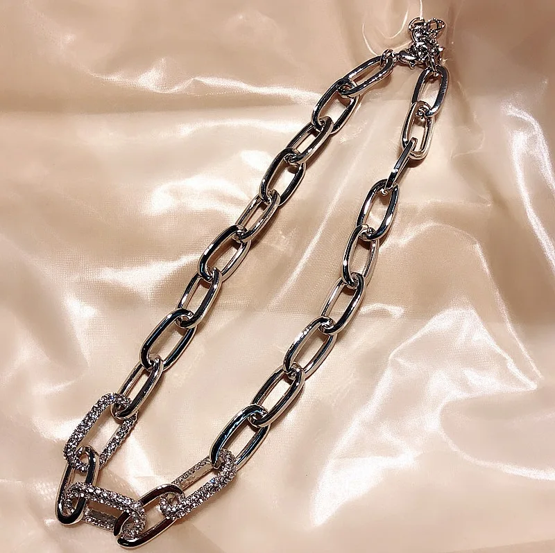New style necklace lock iron chain clavicle chain fashionable street style personality jewelry Hong Kong style female, Picture
New style necklace lock iron chain clavicle chain fashionable street style personality jewelry Hong Kong style female, Picture