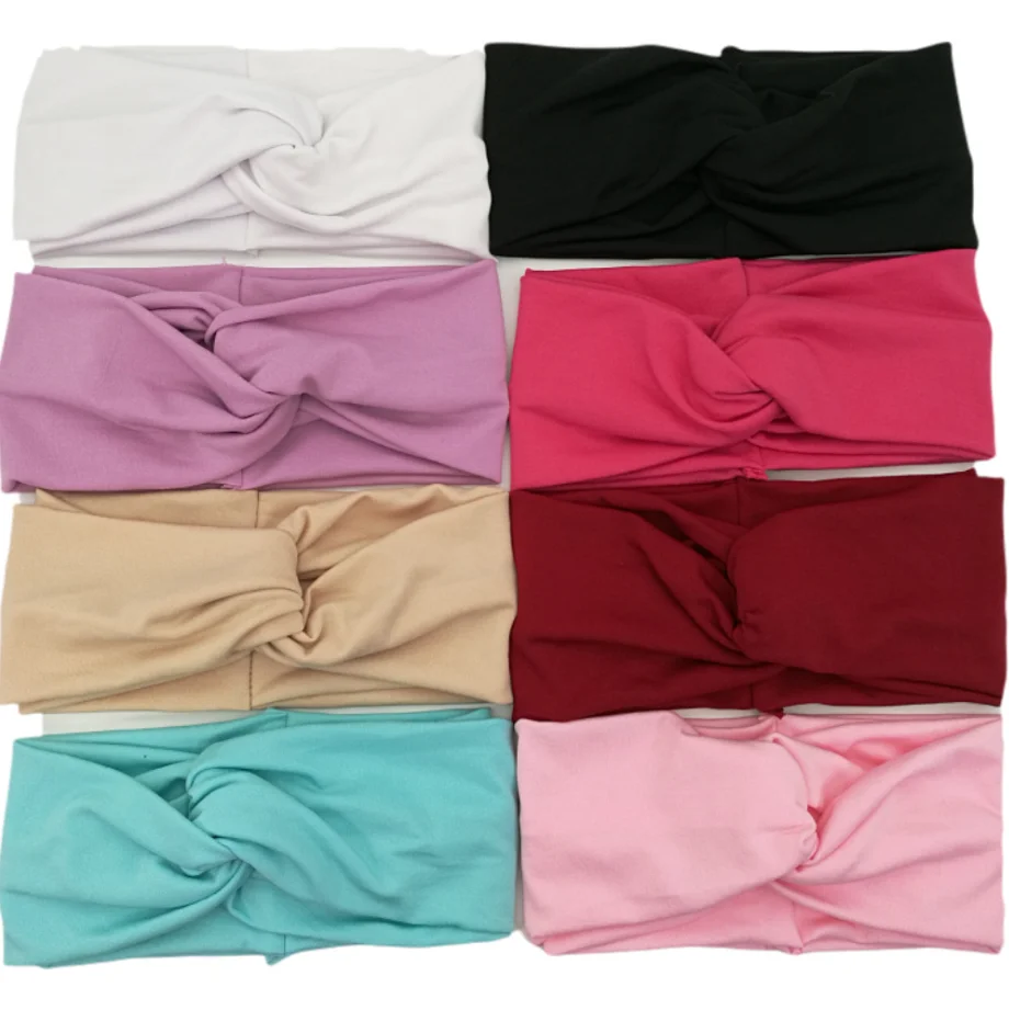 Milk silk solid color knitted headband yoga hair belt elastic sports headband, 8colors
Milk silk solid color knitted headband yoga hair belt elastic sports headband, 8colors
