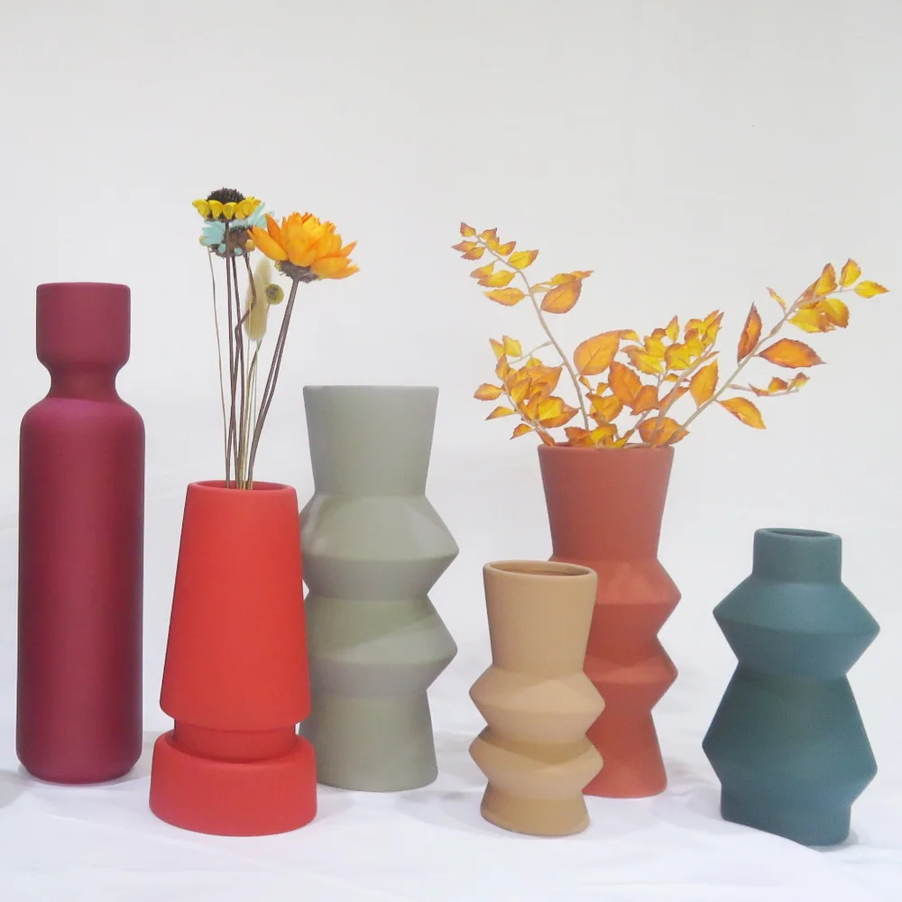 Hot Sale Nordic Metal Crafts Home Decoration Living Room Creative Decorative Enamel Ceramic Vase, Customized
Hot Sale Nordic Metal Crafts Home Decoration Living Room Creative Decorative Enamel Ceramic Vase, Customized
