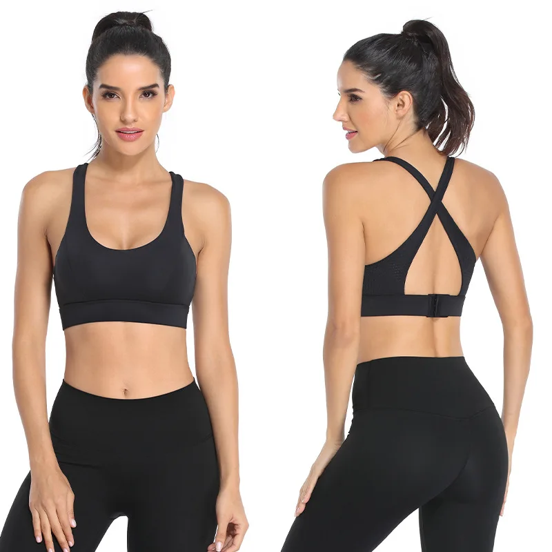 Active Wear Workout Tops Women Sexy Yoga Bra Shockproof Tank Tops Women Fitnes Running Tops Ladies Gym Vest Plus Size Sports Bra, As shown
Active Wear Workout Tops Women Sexy Yoga Bra Shockproof Tank Tops Women Fitnes Running Tops Ladies Gym Vest Plus Size Sports Bra, As shown