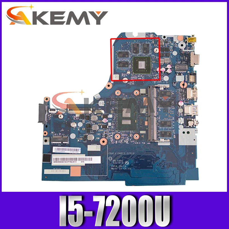 

Laptop motherboard For IdeaPad 310-14IKB I5-7200U Mainboard CG413 CG513 NM-A981 5B20M29364 N16V-GMR1-S-A2 4G