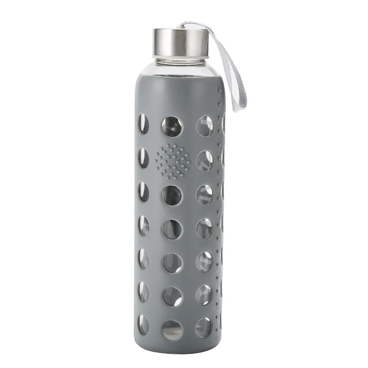 2019 China factory customized portable glass water bottle with silicone sleeve, As picture
2019 China factory customized portable glass water bottle with silicone sleeve, As picture