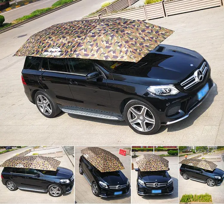 Thicken Inflatable Auto Car Cover Snowproof Retractable