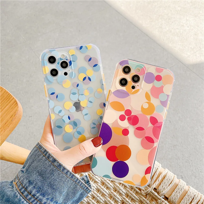 Cute Geometric Dots Phone Case For iPhone 12 11 Pro Max 7 8 Plus X XR XS Max Bumper Camera Protection Back Cover Coque
Cute Geometric Dots Phone Case For iPhone 12 11 Pro Max 7 8 Plus X XR XS Max Bumper Camera Protection Back Cover Coque