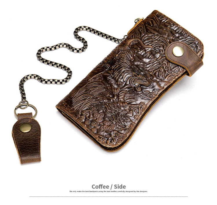 Amazon Hot Selling 8810 Vintage Genuine Leather Long Man Clutch Men's Leather Wallets Chain Wallet Bifold Card Holder Purse, Coffee/brown/black
Amazon Hot Selling 8810 Vintage Genuine Leather Long Man Clutch Men's Leather Wallets Chain Wallet Bifold Card Holder Purse, Coffee/brown/black