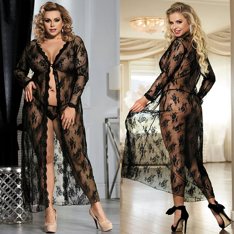 MS Custom label High quality ladies Sexy lingerie sleepwear sexy plus size hot transparent women lace nightdress
MS Custom label High quality ladies Sexy lingerie sleepwear sexy plus size hot transparent women lace nightdress