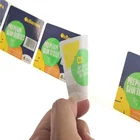 Best Selling Printing Custom Logo Labels Waterproof Oil Proof Double Sided Labels Sticker