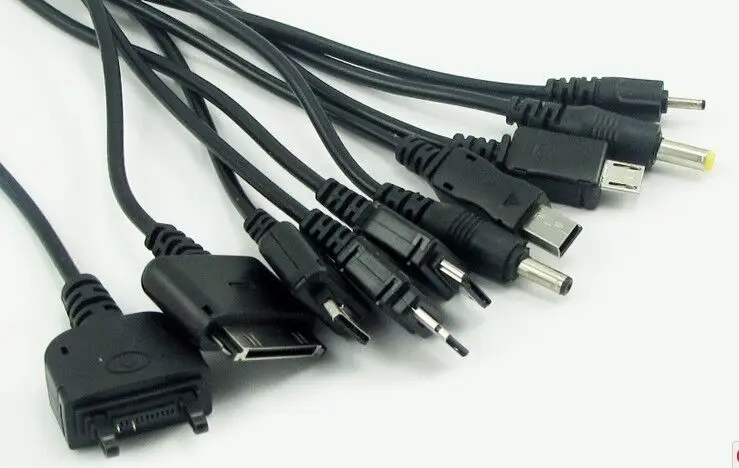 10 in 1 Universal Multifunctional Usb Cables For mobile phones Multi Charger Line For iphone ipad Samsung HTC Nokia MP3