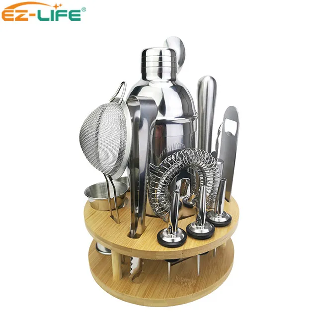 2021 new arrive bar accessories sets cocktail shaker bar tool with bamboo stand set for fathers day gifts 15 pcs/set
2021 new arrive bar accessories sets cocktail shaker bar tool with bamboo stand set for fathers day gifts 15 pcs/set