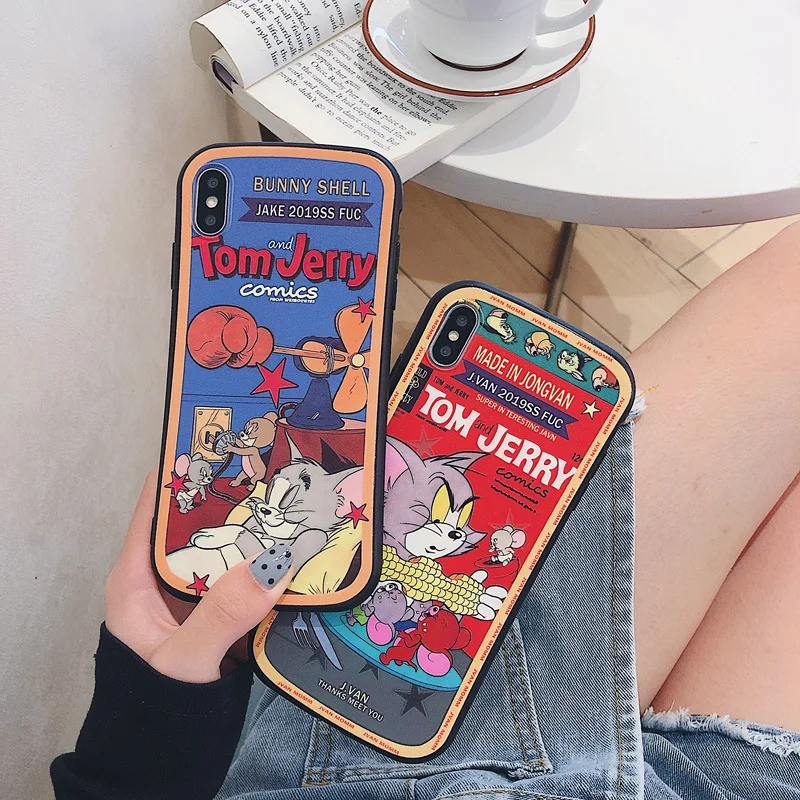 For iPhone 11 Pro Max 11 Xs 7 8 Cute Cat Jerry Mouse Cartoon Anime Funny Spoof Rubber Case, Colorful
For iPhone 11 Pro Max 11 Xs 7 8 Cute Cat Jerry Mouse Cartoon Anime Funny Spoof Rubber Case, Colorful