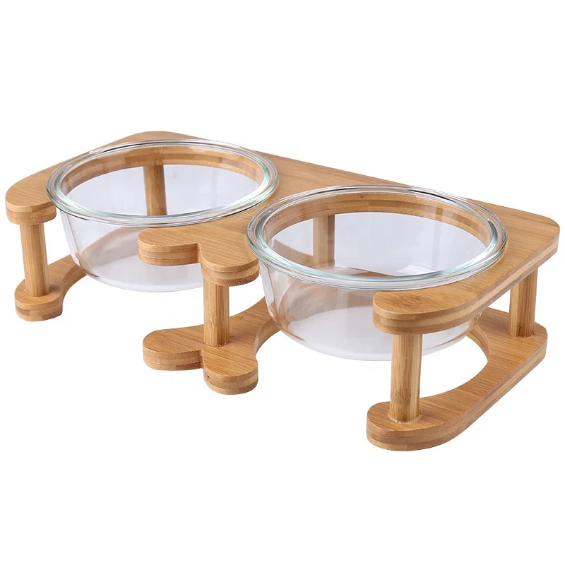New Design Wholesale custom colorful fashion glass pet bowl Cat Bowl Dog Food Pet Feeders With Wood Stand
New Design Wholesale custom colorful fashion glass pet bowl Cat Bowl Dog Food Pet Feeders With Wood Stand
