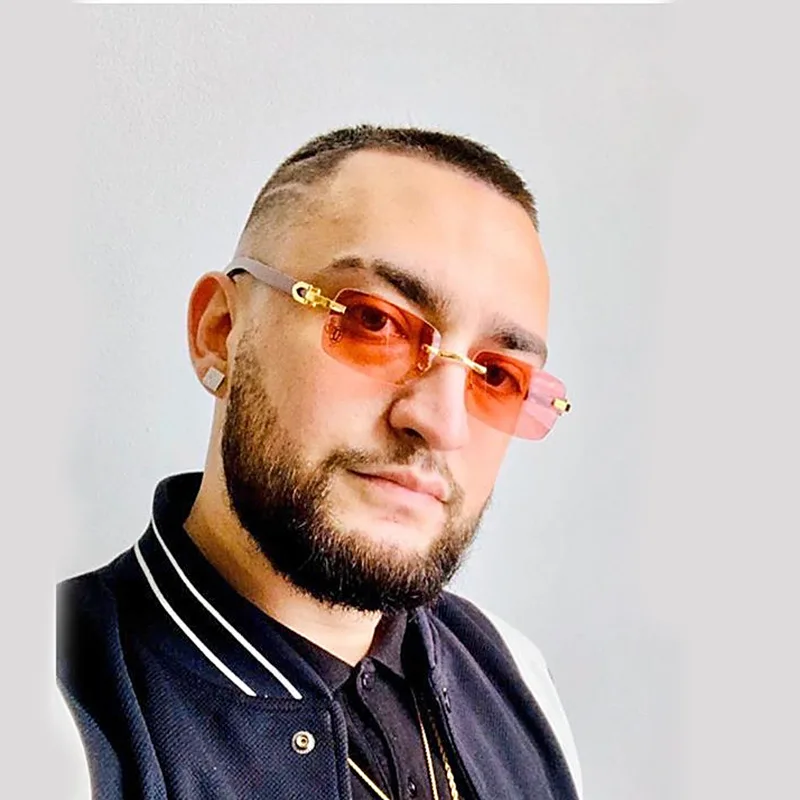 Brand Luxury sun glasses custom Shades rimless square frames sunglasses Men sun shade fashion glasses
Brand Luxury sun glasses custom Shades rimless square frames sunglasses Men sun shade fashion glasses