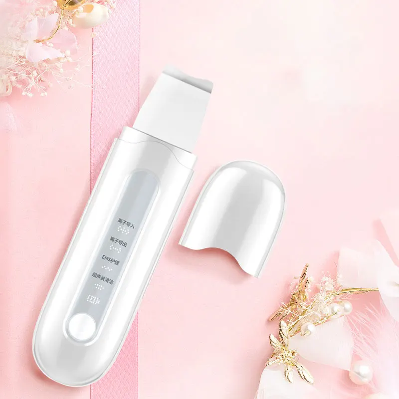 Portable ultrasonic micro skin scrubber peeling pore facial cleaning spatula skin scrubber face ultrasonic facial skin scrubber, White ,pink
Portable ultrasonic micro skin scrubber peeling pore facial cleaning spatula skin scrubber face ultrasonic facial skin scrubber, White ,pink