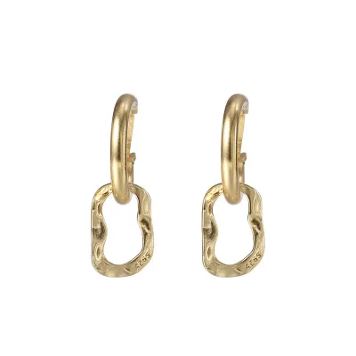 925 Sterling Silver Geometric Circle Earrings Hot Sale Golden Earrings Women Jewelry, As picture
925 Sterling Silver Geometric Circle Earrings Hot Sale Golden Earrings Women Jewelry, As picture